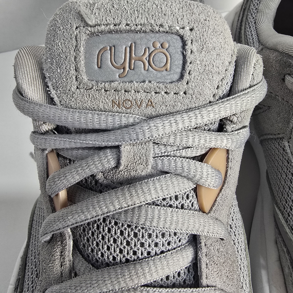 Ryka Nova SC Gray Suede Mesh Size 9M Womens Shoes Walking Comfort Sneaker - Picture 3 of 10